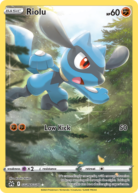 Riolu GG26/70 Sword & Shield Crown Zenith Galarian Gallery