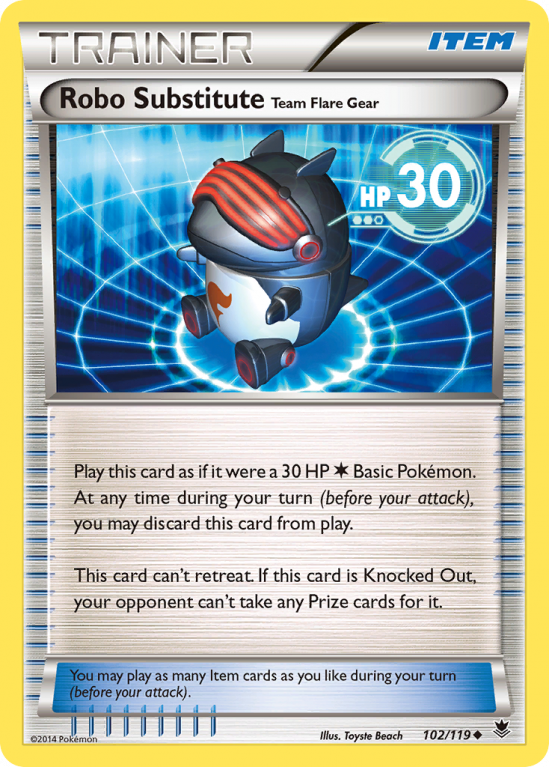Robo Substitute Team Flare Gear 102/119 XY Phantom Forces
