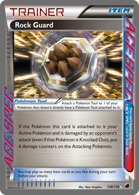 Rock Guard 108/116 Black & White Plasma Freeze