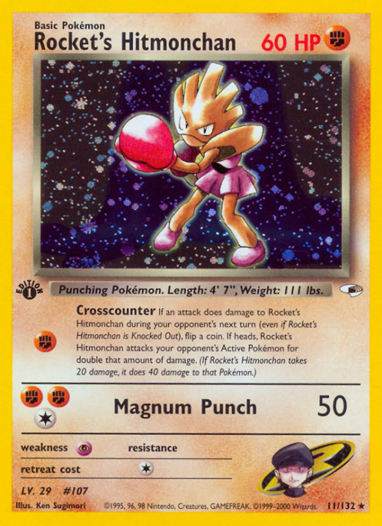Rocket's Hitmonchan 11/132 Gym Gym Heroes