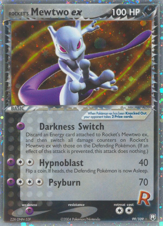 Rocket's Mewtwo ex 99/109 EX Team Rocket Returns
