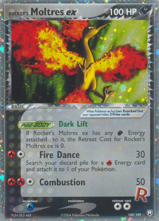 Rocket's Moltres ex 100/109 EX Team Rocket Returns
