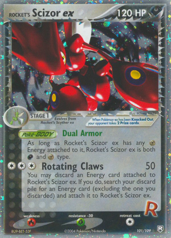 Rocket's Scizor ex 101/109 EX Team Rocket Returns