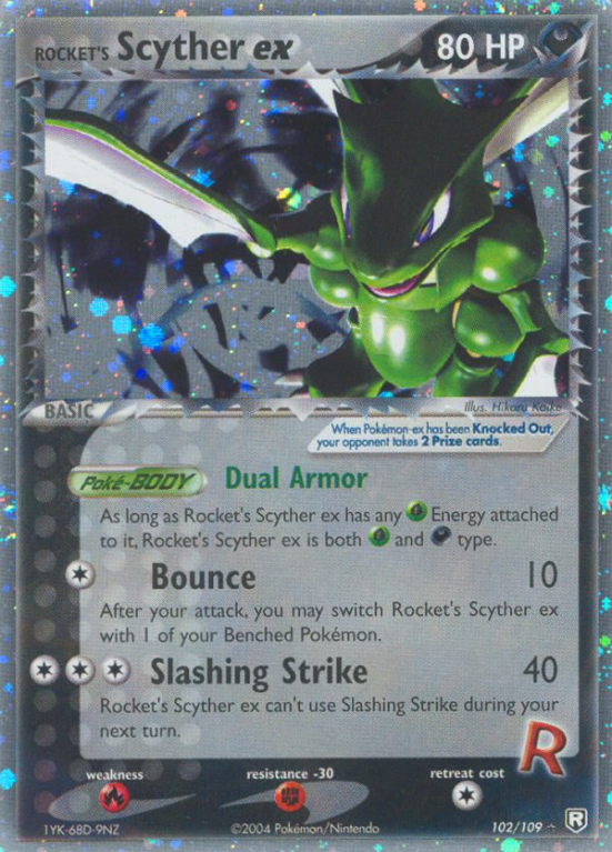Rocket's Scyther ex 102/109 EX Team Rocket Returns