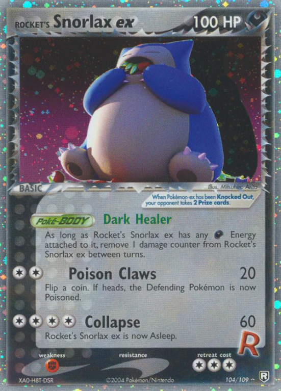 Rocket's Snorlax ex 104/109 EX Team Rocket Returns