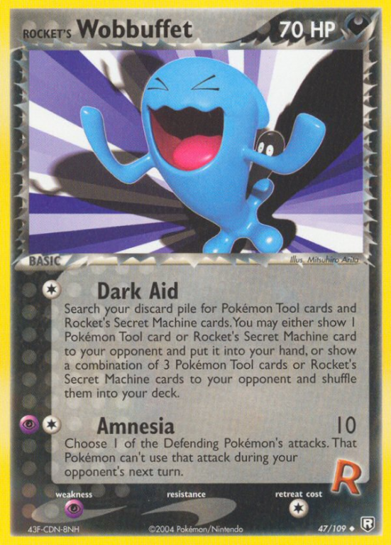 Rocket's Wobbuffet 47/109 EX Team Rocket Returns