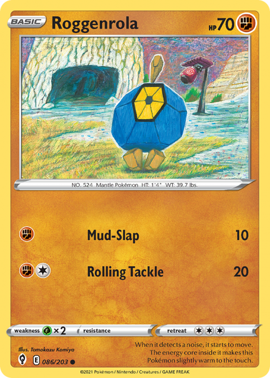 Roggenrola 86/203 Sword & Shield Evolving Skies