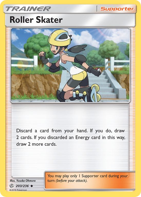 Roller Skater 203/236 Sun & Moon Cosmic Eclipse
