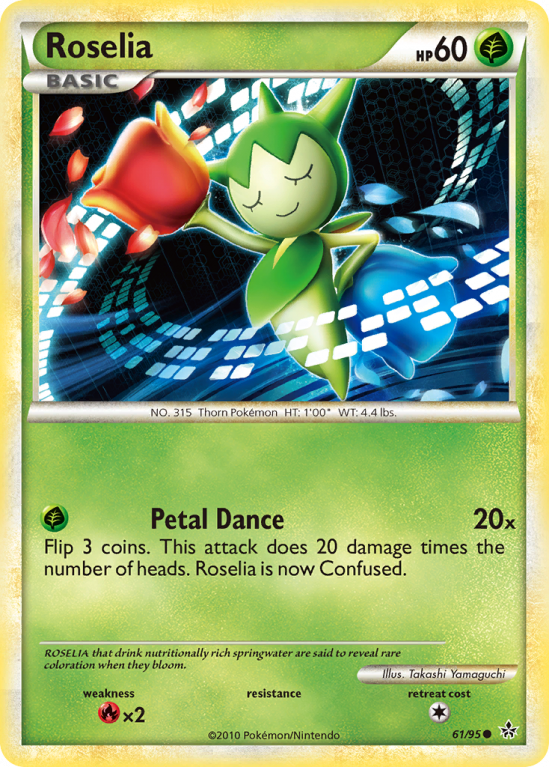 Roselia 61/95 HeartGold & SoulSilver HS—Unleashed