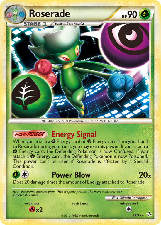 Roserade 23/95 HeartGold & SoulSilver HS—Unleashed