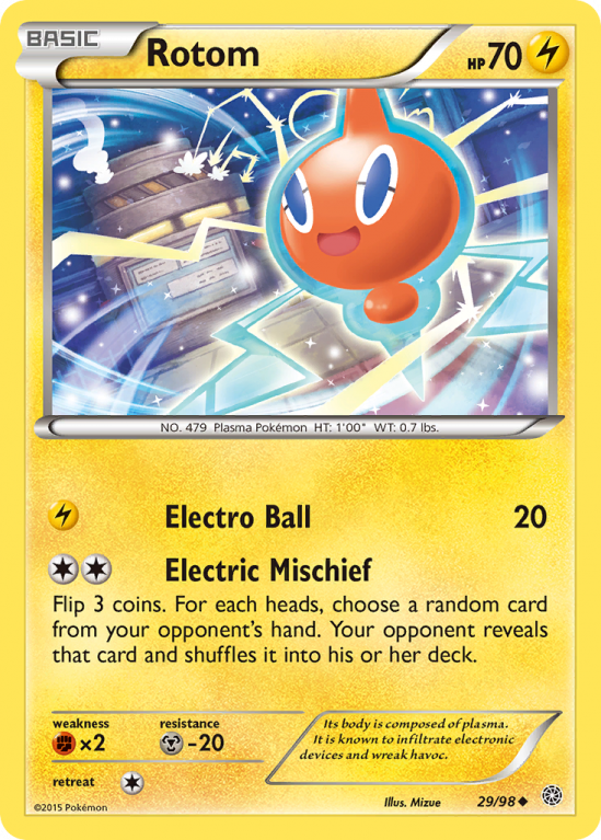 Rotom 29/98 XY Ancient Origins