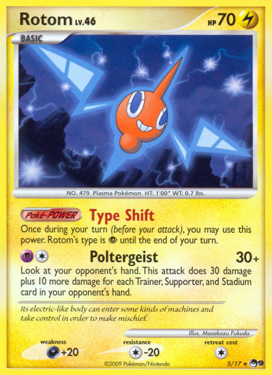 Rotom 5/17 POP POP Series 9