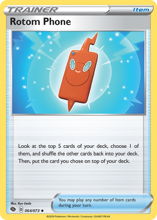 Rotom Phone 64/73 Sword & Shield Champion's Path