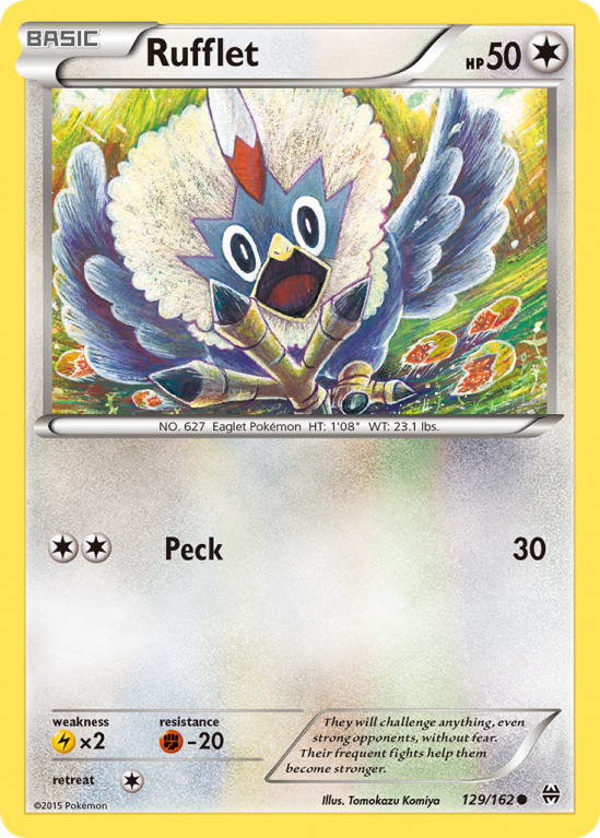 Rufflet 129/162 XY BREAKthrough