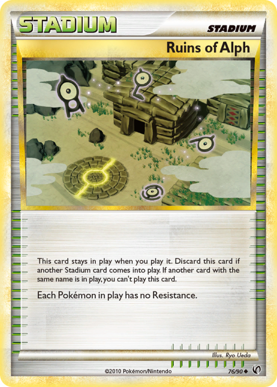 Ruins of Alph 76/90 HeartGold & SoulSilver HS—Undaunted