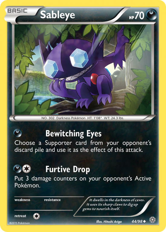 Sableye 44/98 XY Ancient Origins