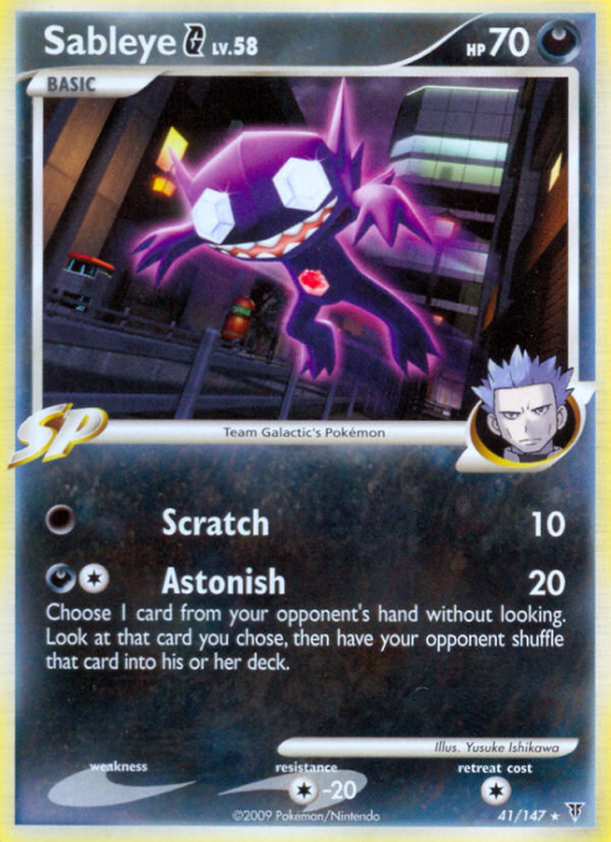Sableye G 41/147 Platinum Supreme Victors