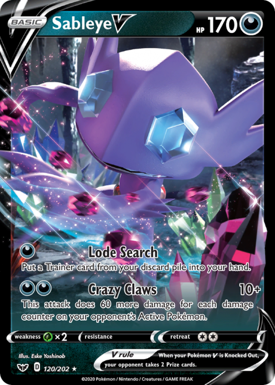 Sableye V 120/202 Sword & Shield Sword & Shield