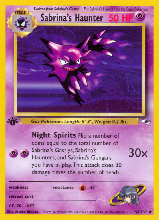 Sabrina's Haunter 58/132 Gym Gym Heroes