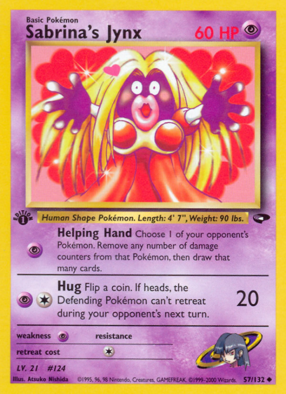Sabrina's Jynx 57/132 Gym Gym Challenge