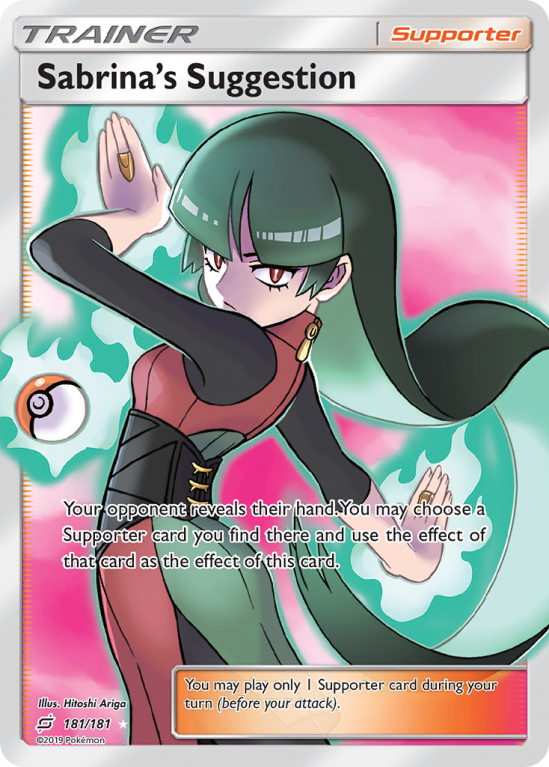 Sabrina's Suggestion 181/181 Sun & Moon Team Up