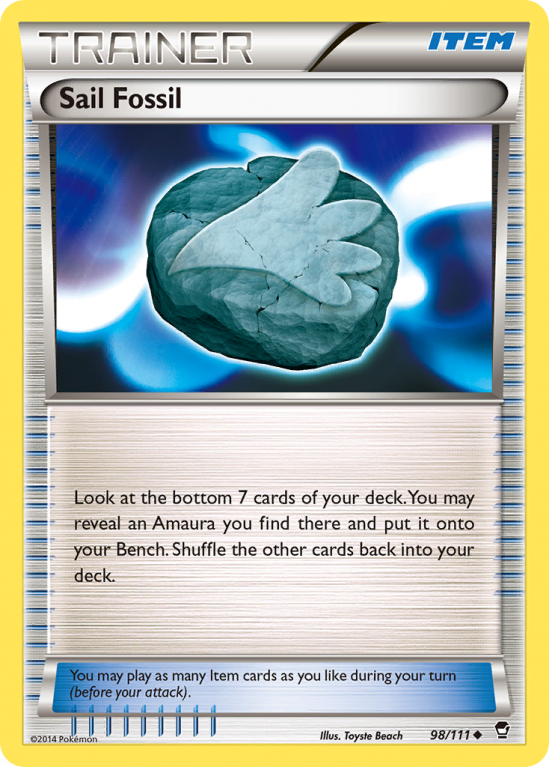 Sail Fossil 98/111 XY Furious Fists