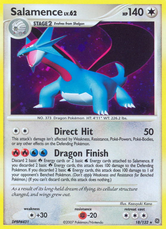 Salamence 18/132 Diamond & Pearl Secret Wonders