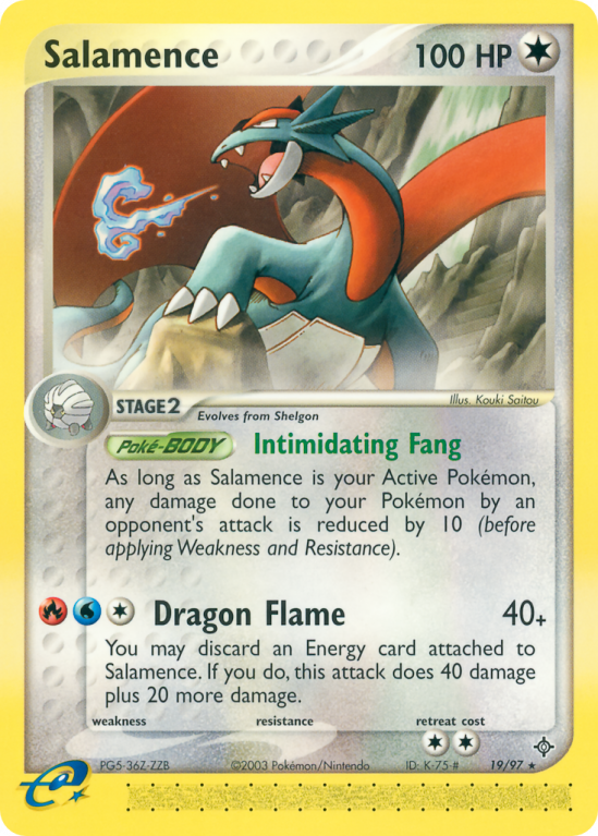 Salamence 19/97 EX Dragon