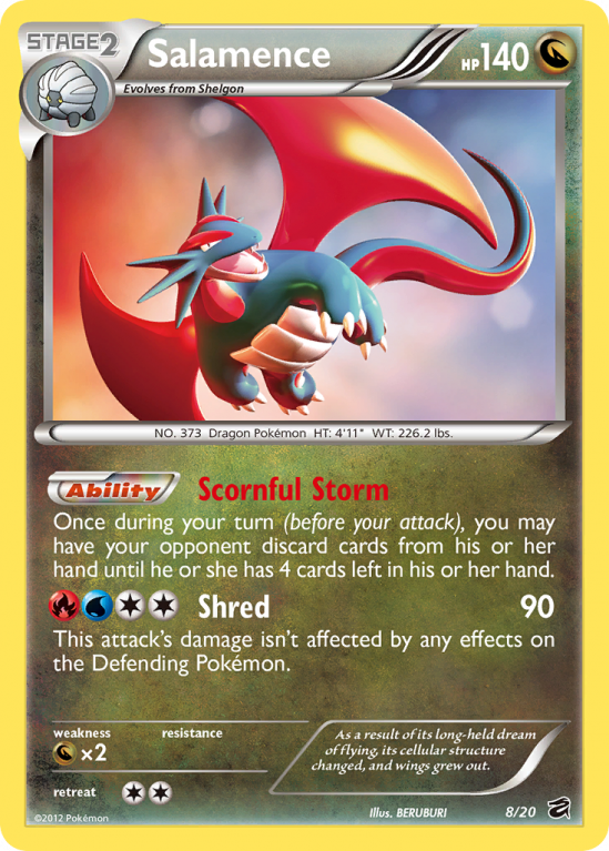 Salamence 8/20 Black & White Dragon Vault