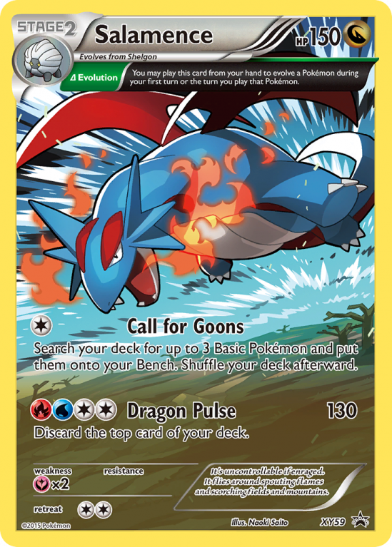 Salamence XY59/183 XY XY Black Star Promos