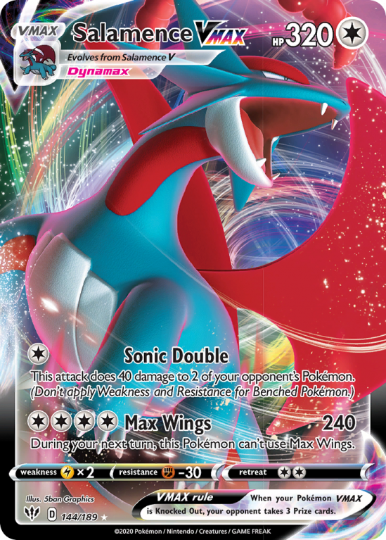Salamence VMAX 144/189 Sword & Shield Darkness Ablaze