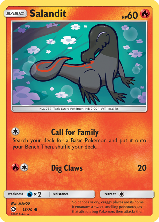Salandit 13/70 Sun & Moon Dragon Majesty
