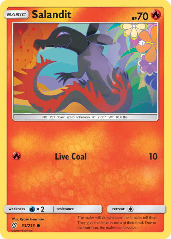 Salandit 33/236 Sun & Moon Unified Minds