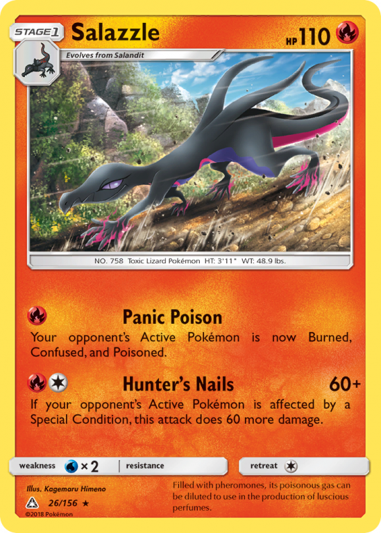 Salazzle 26/156 Sun & Moon Ultra Prism
