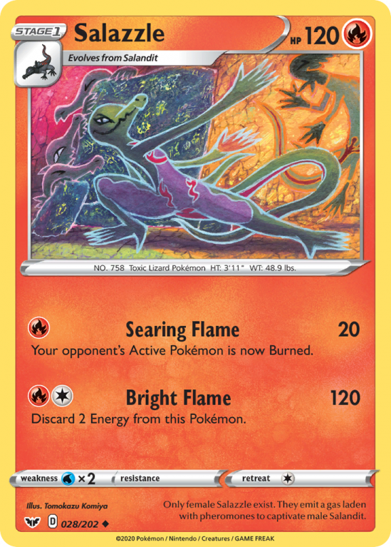Salazzle 28/202 Sword & Shield Sword & Shield
