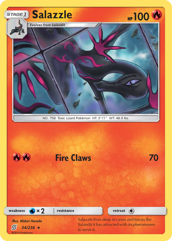 Salazzle 34/236 Sun & Moon Unified Minds