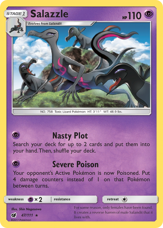 Salazzle 47/111 Sun & Moon Crimson Invasion