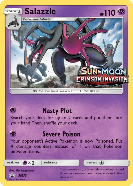 Salazzle SM73/156 Sun & Moon SM Black Star Promos