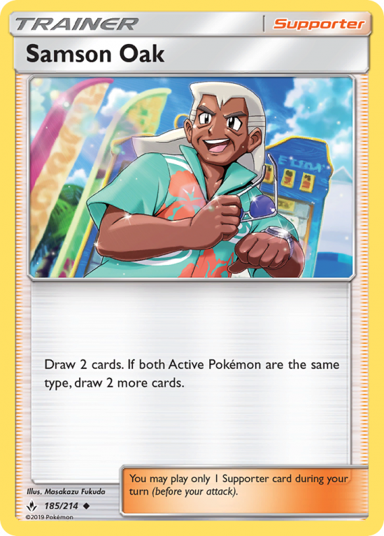 Samson Oak 185/214 Sun & Moon Unbroken Bonds