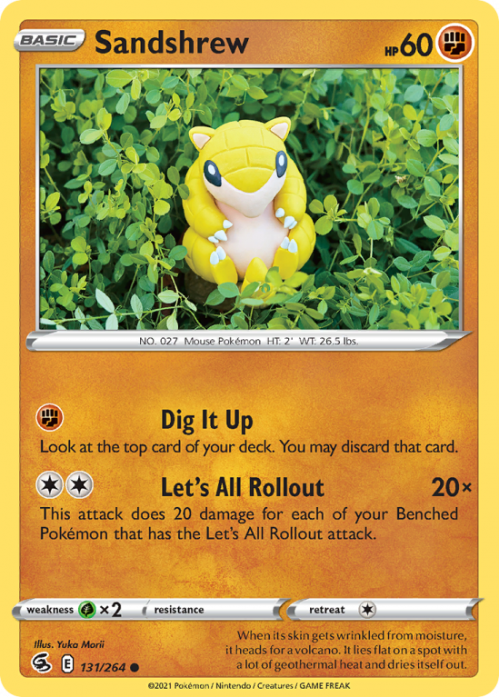 Sandshrew 131/264 Sword & Shield Fusion Strike