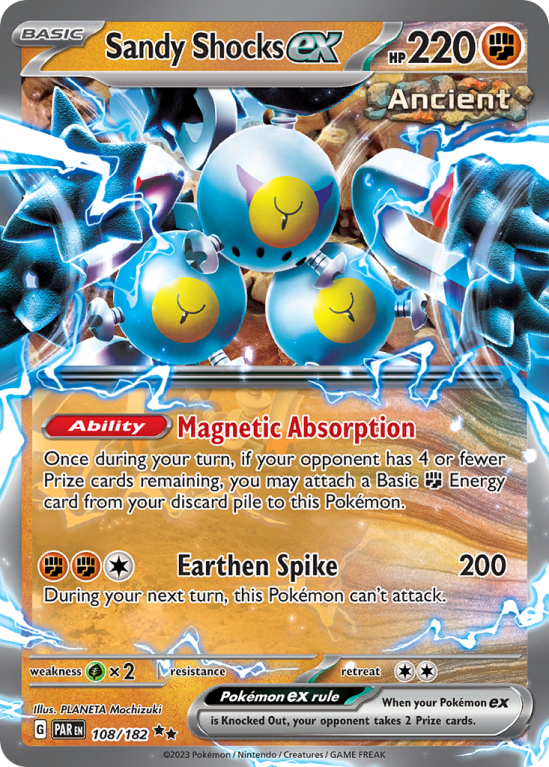 Sandy Shocks ex 108/182 Scarlet & Violet Paradox Rift