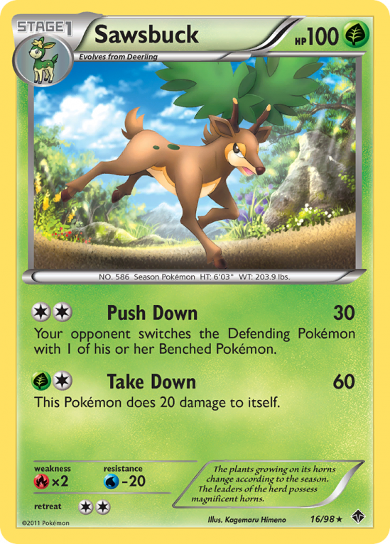 Sawsbuck 16/98 Black & White Emerging Powers