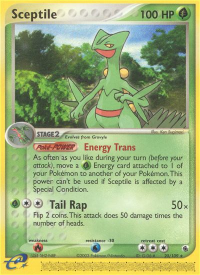 Sceptile 20/109 EX Ruby & Sapphire