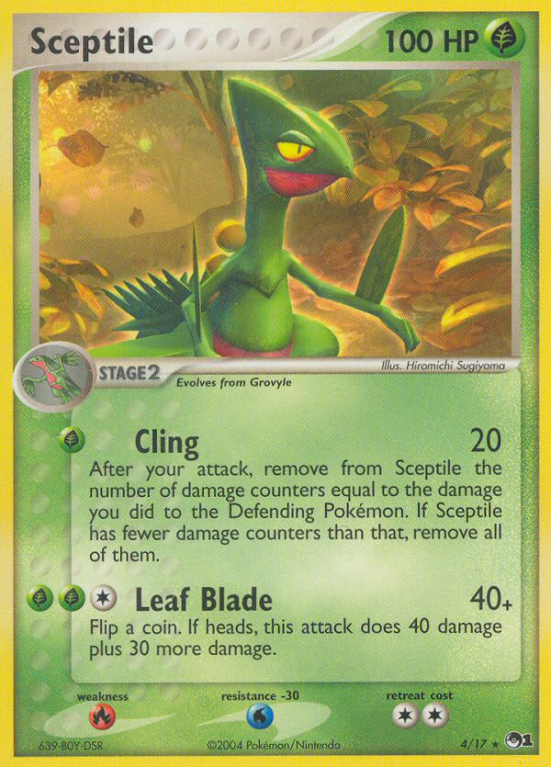 Sceptile 4/17 POP POP Series 1