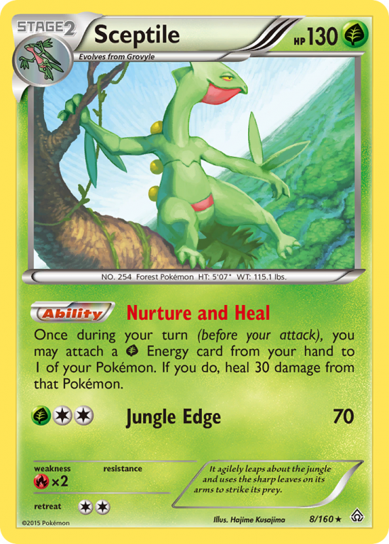 Sceptile 8/160 XY Primal Clash