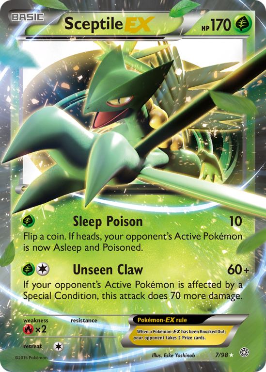 Sceptile-EX 7/98 XY Ancient Origins