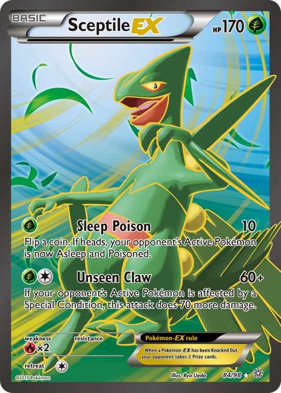 Sceptile-EX 84/98 XY Ancient Origins