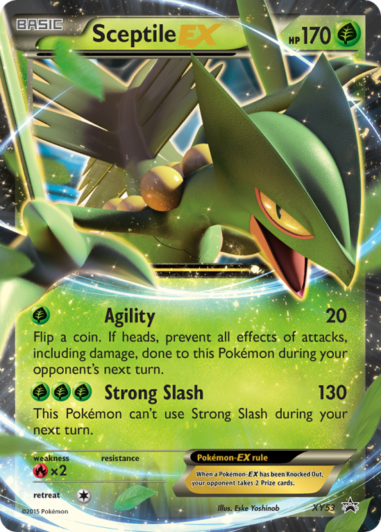Sceptile-EX XY53/183 XY XY Black Star Promos