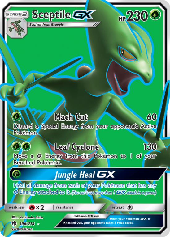 Sceptile-GX 196/214 Sun & Moon Lost Thunder