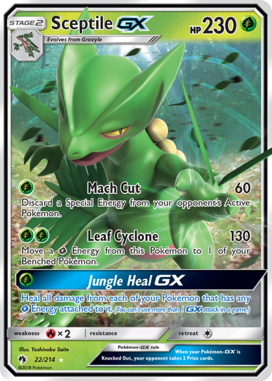 Sceptile-GX 22/214 Sun & Moon Lost Thunder